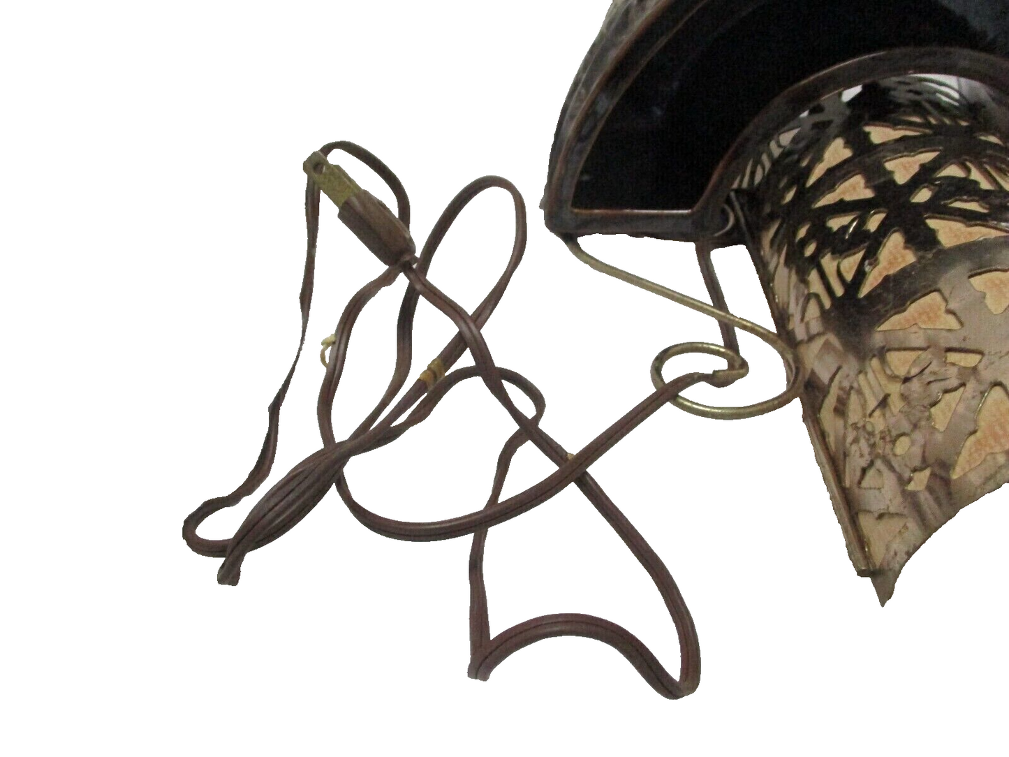 Vintage from the 1950s mid century modern tv planter/lamp sierra-columbia