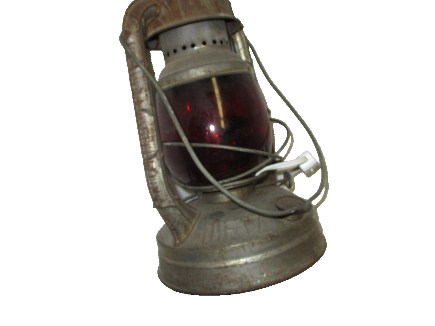 Vintage Dietz Little Wizard Kerosene Lantern Electric Lamp