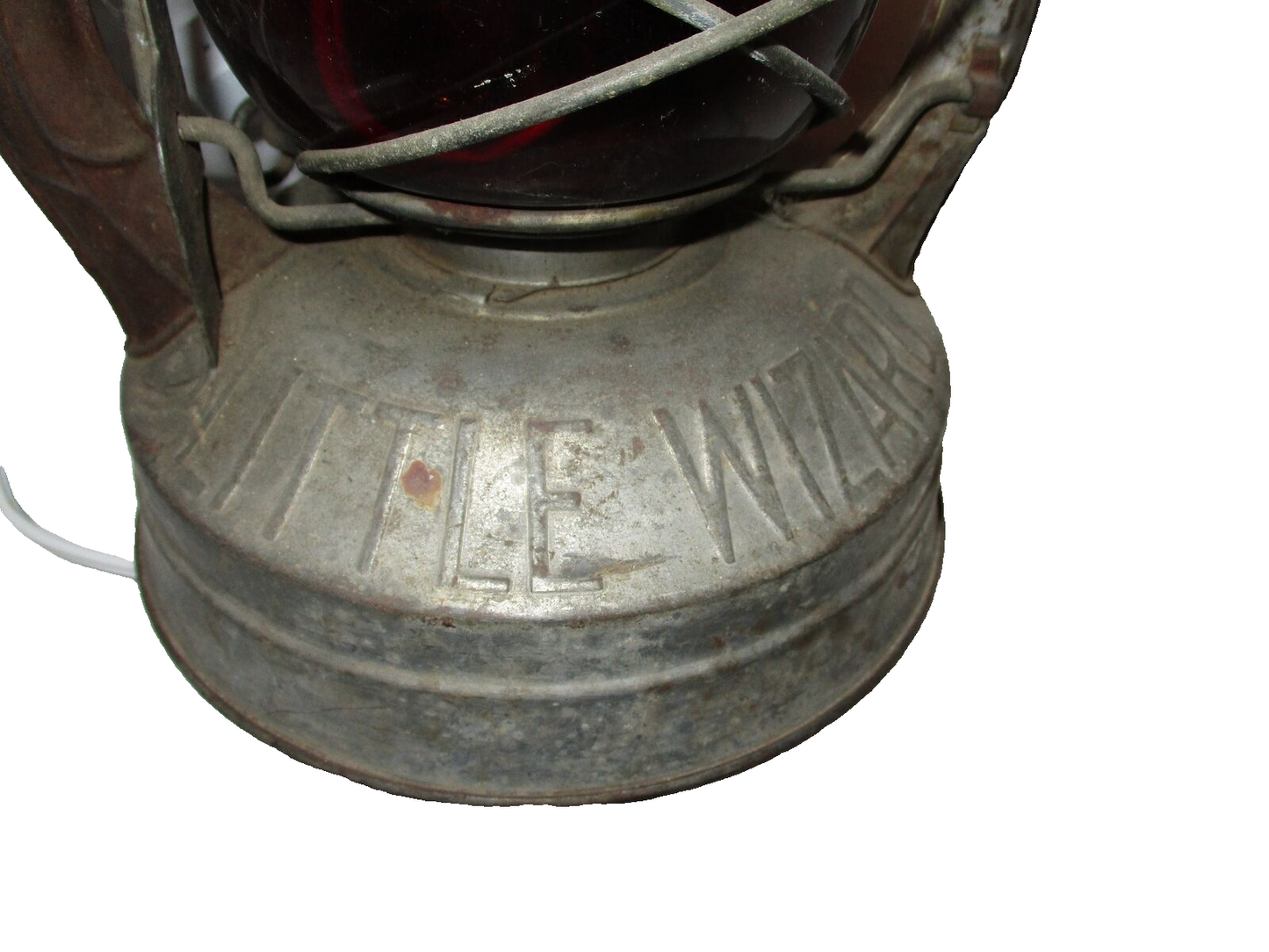 Vintage Dietz Little Wizard Kerosene Lantern Electric Lamp