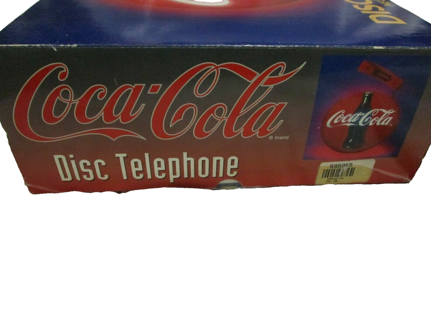 Cola Coca Blinking Disc Telephone Neon Lights Musical Ringer New Old Stock