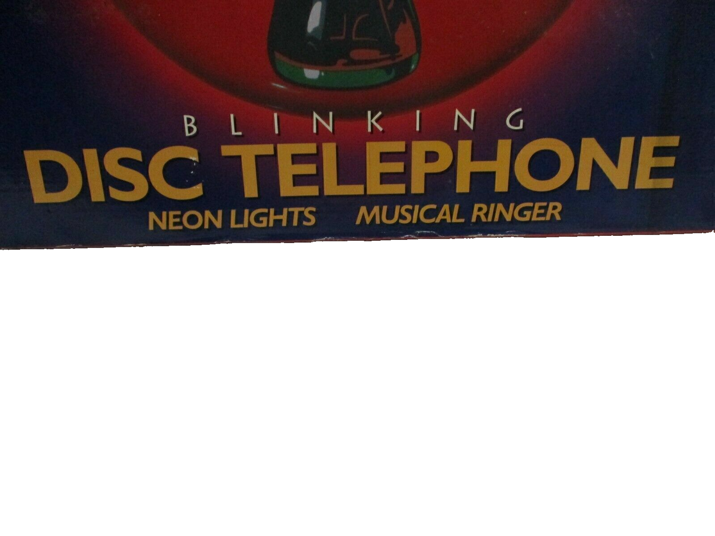Cola Coca Blinking Disc Telephone Neon Lights Musical Ringer New Old Stock