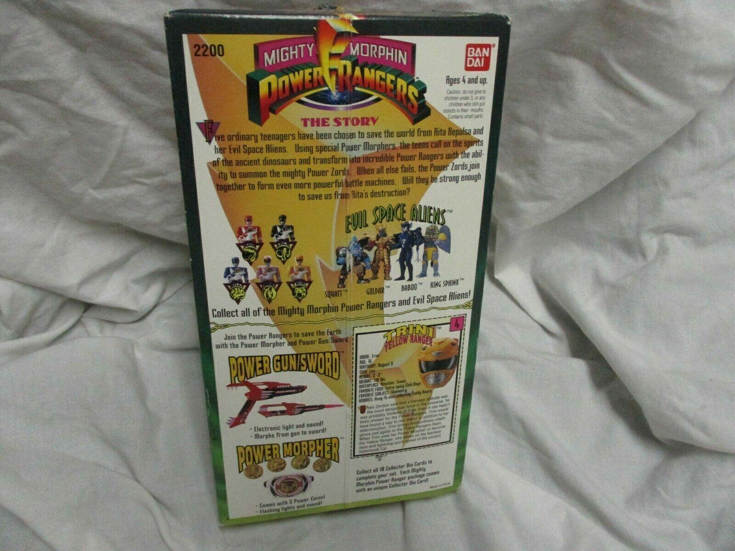 1993 Mighty Morphin Power Randers Trini Yellow Ranger