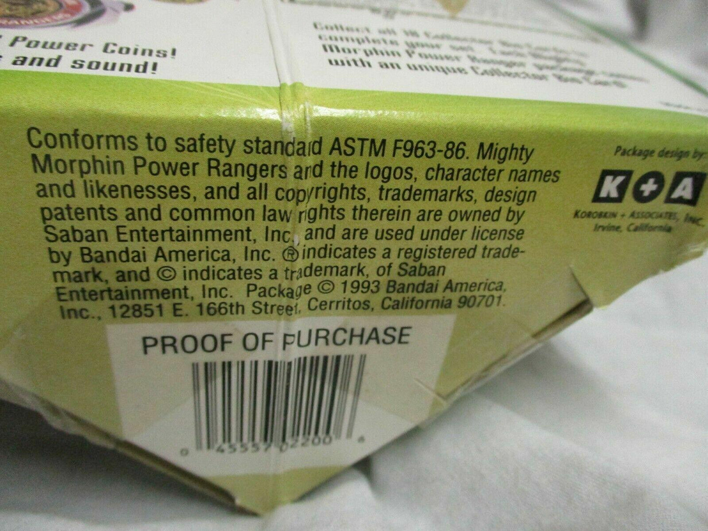 1993 Mighty Morphin Power Randers Trini Yellow Ranger