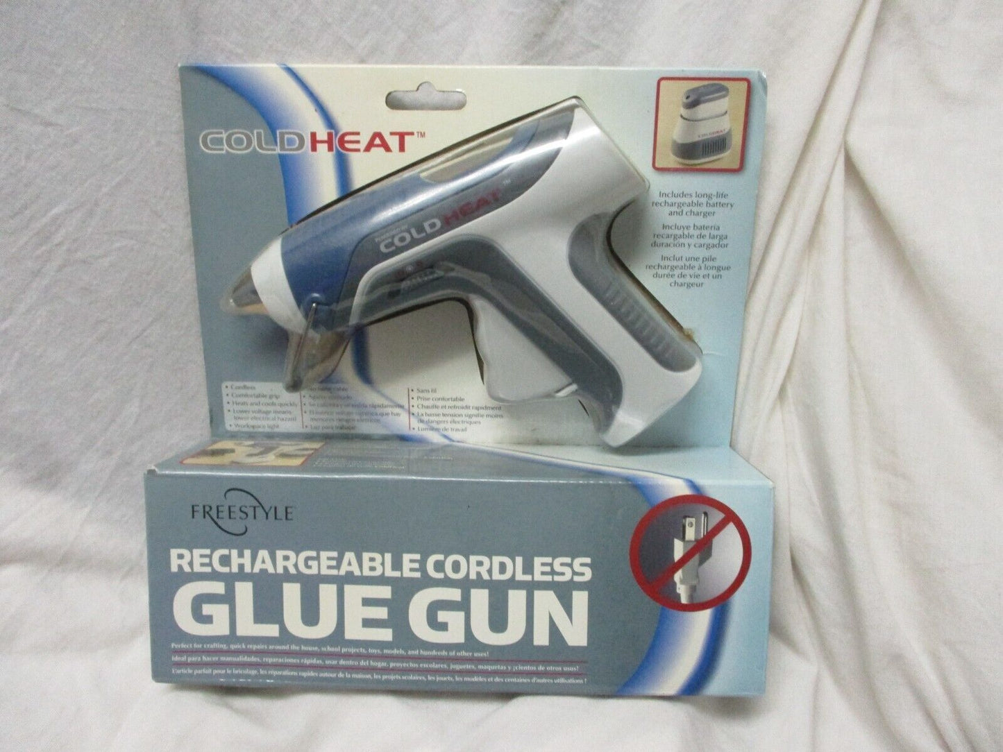 Cold Heat Instant Heat Cordless Rechargeable Glue Gun
