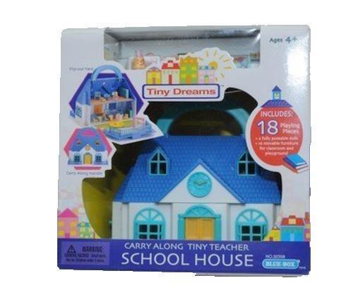 Vintage Carry Along Tiny Teacher School House Mini By Tiny Dreams