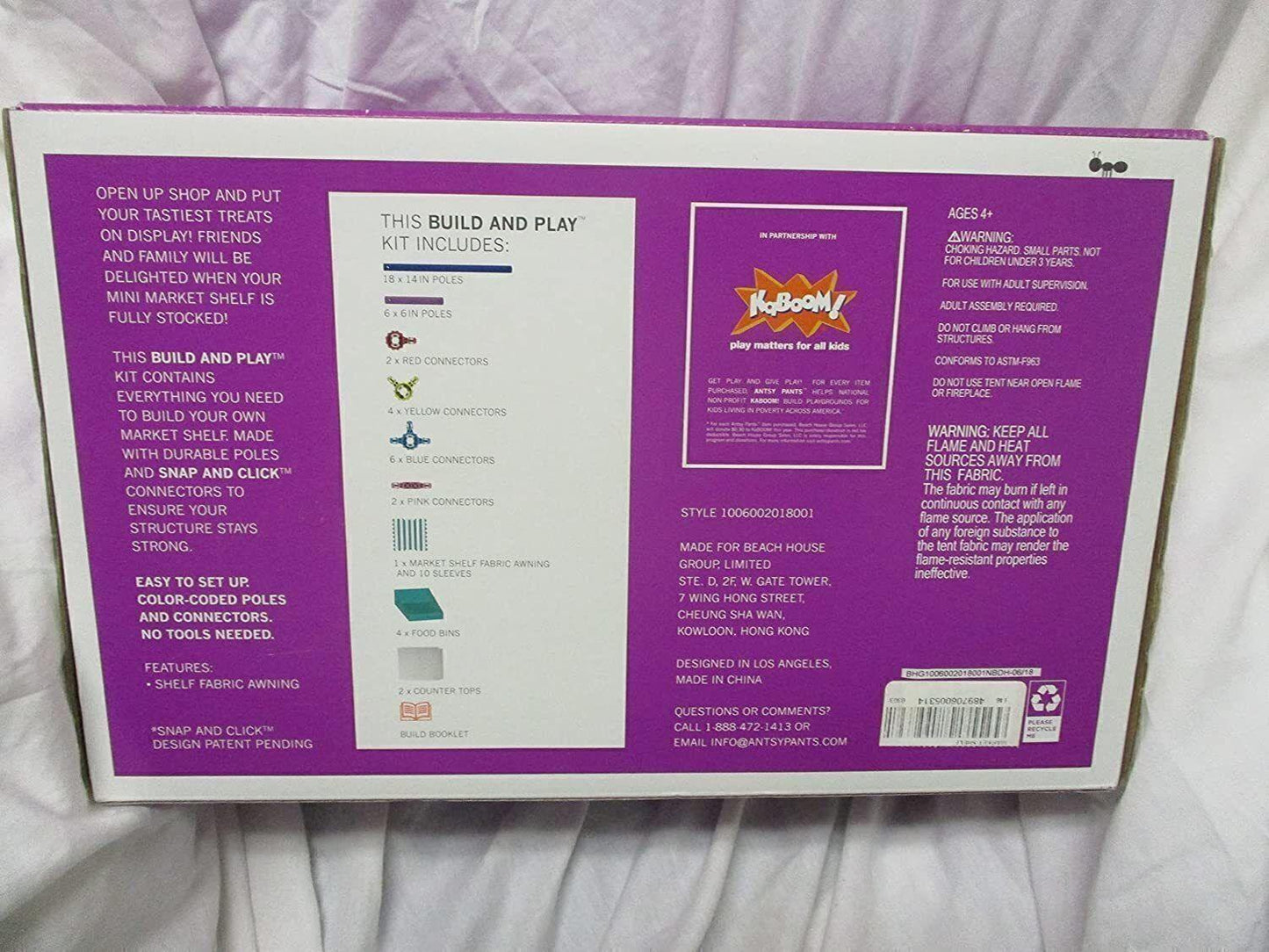 Antsy Pants Build & Play Market Shelf Kit 18.3 in. x 14 in. a 48.6 in.