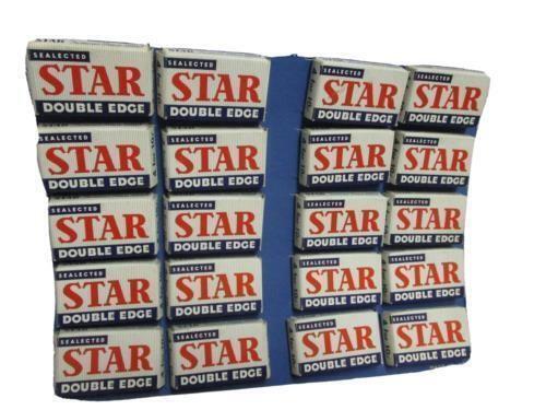1950's New Sealected Star Double Edge Cardboard Advertising Store Display