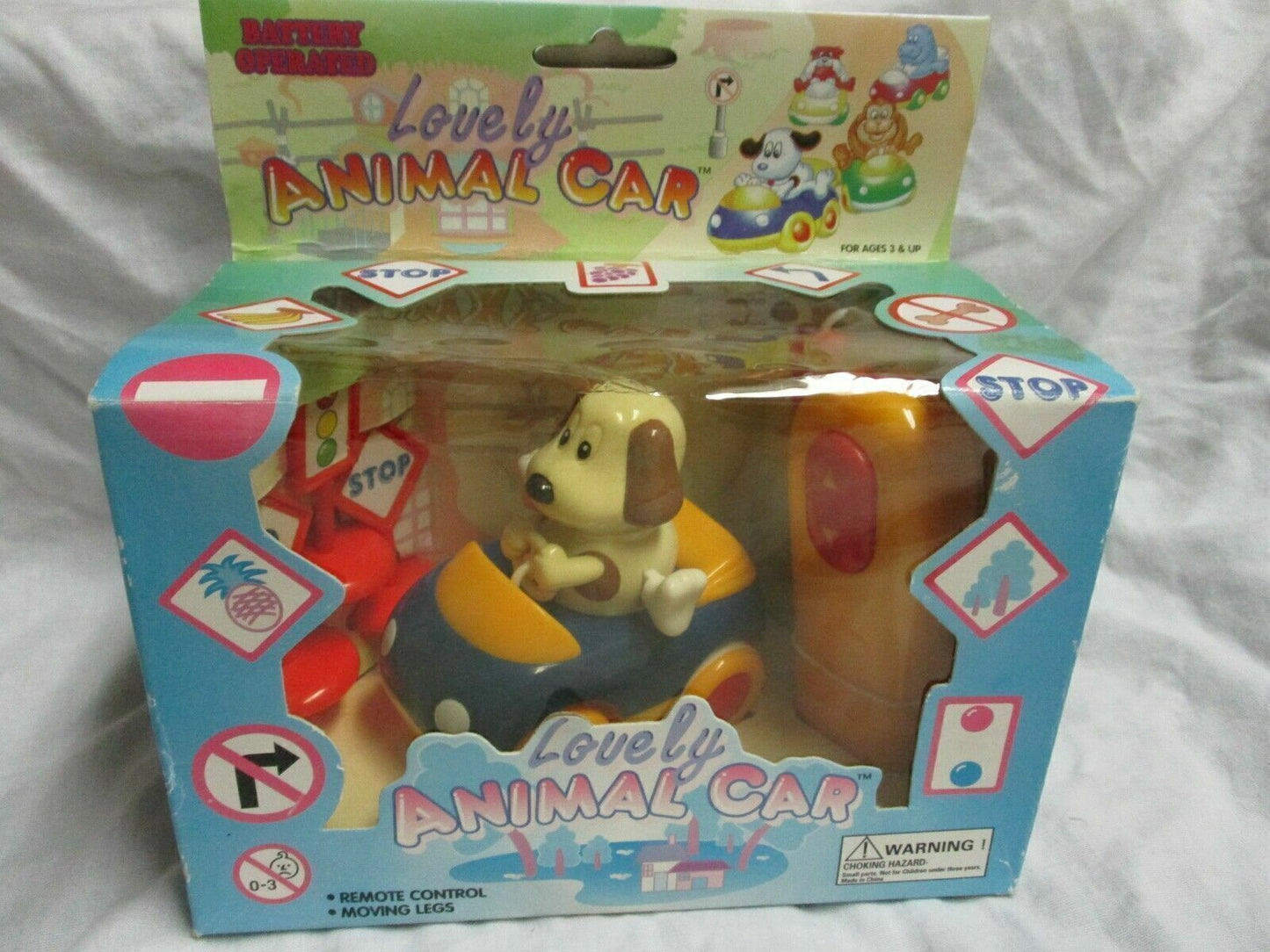 Vintage 1997 Lovely Animal Car Remote Control Playset
