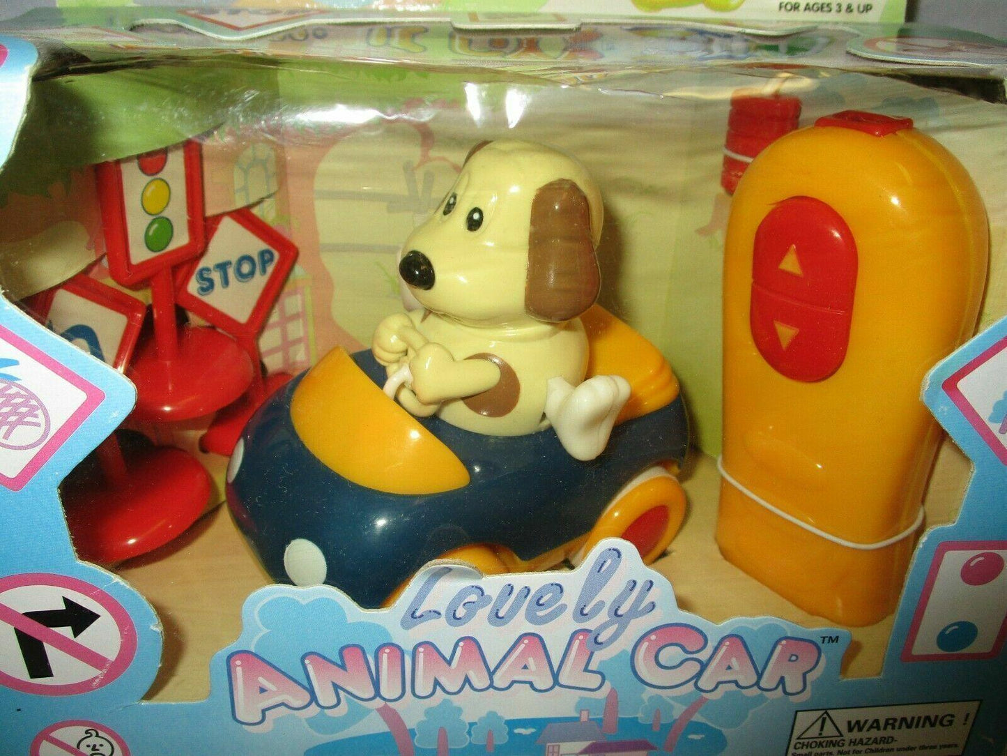 Vintage 1997 Lovely Animal Car Remote Control Playset