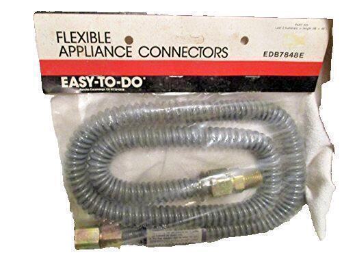 Easy To Do Range Flexible Appliance Connectors 4ft 7/8" line