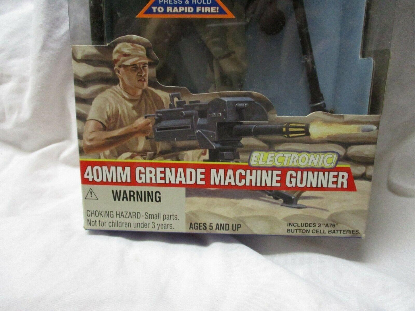 Vintage G.I. Joe Electronic 40MM Grenade Machine Gunner