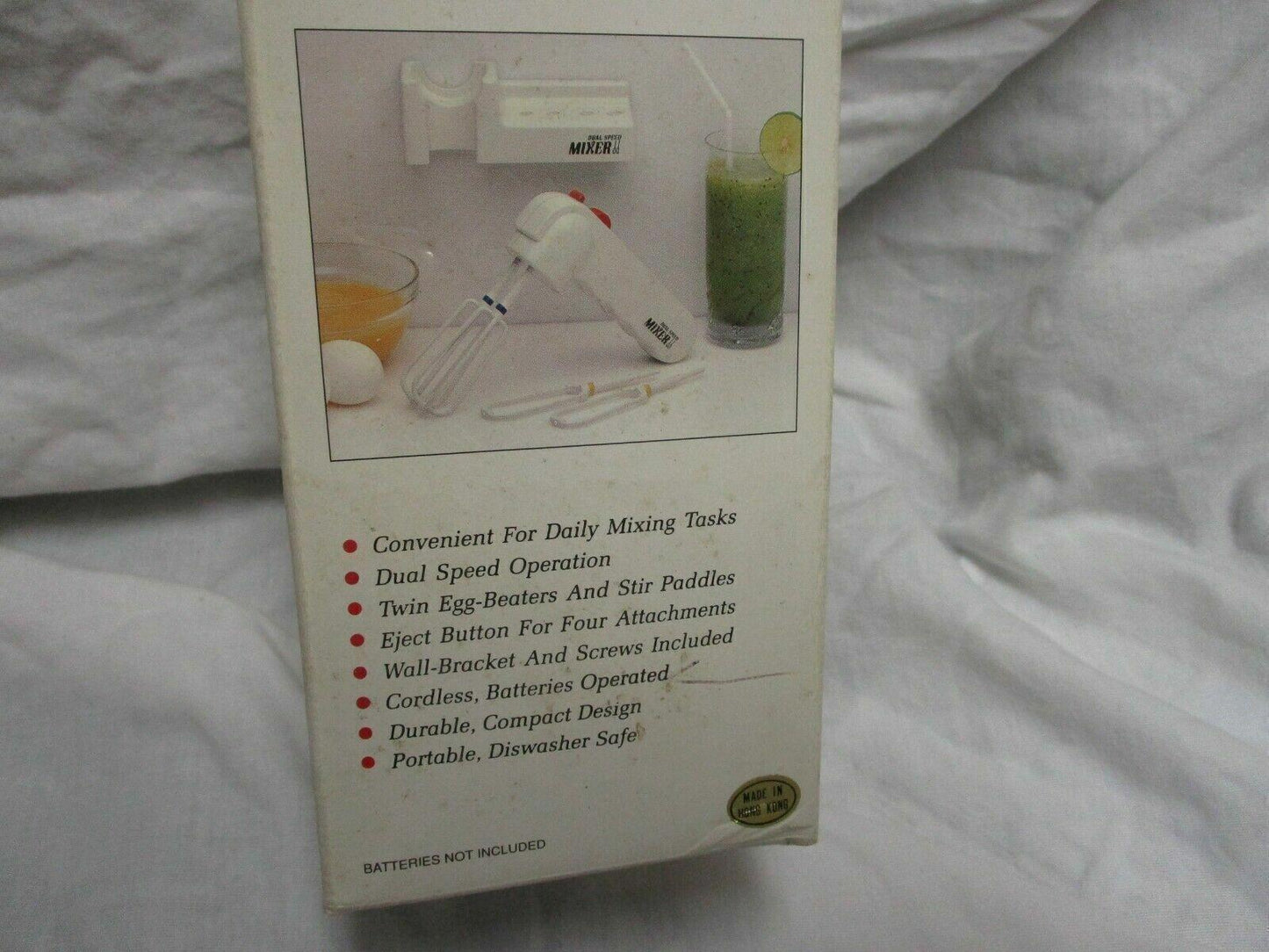 Ed's Variety Store Cordless Dual Speed Mixer