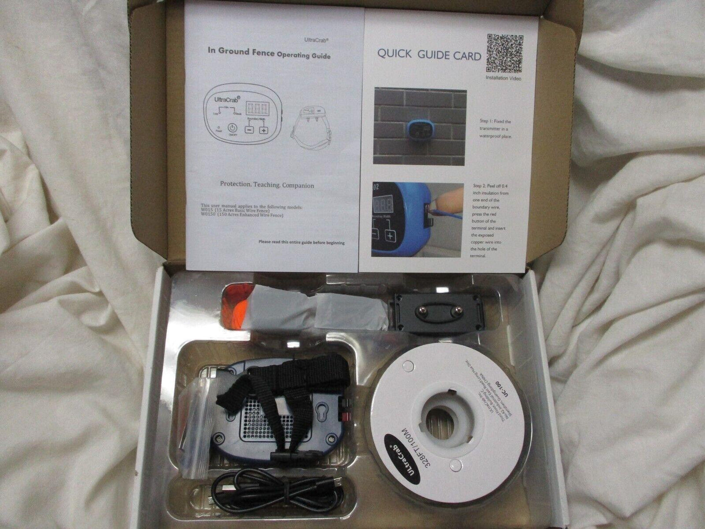 ULTRACRAB IN GROUND/UNDER GROUND WIRELESS PET FENCE ONE DOG SYSTEM