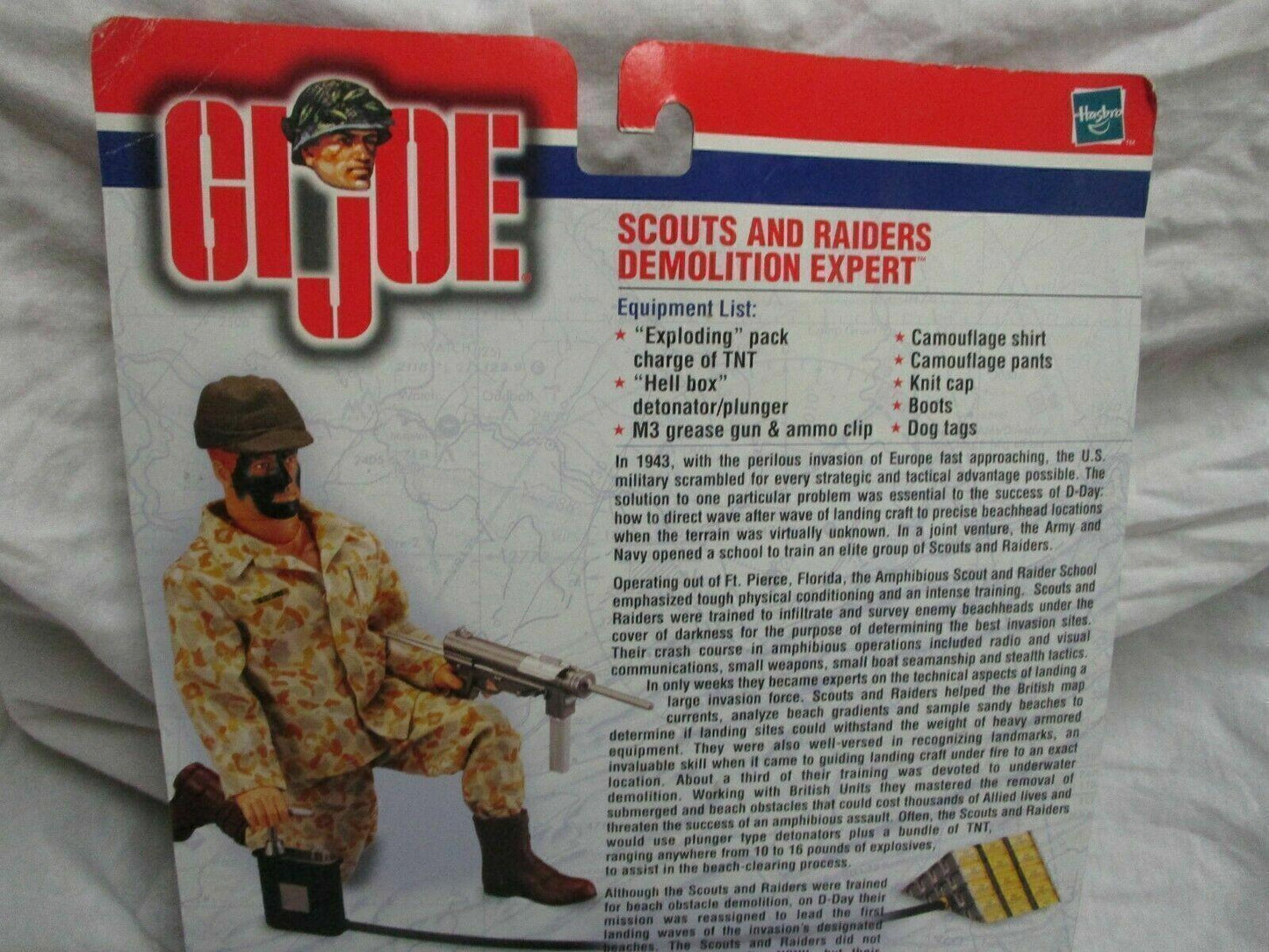Vintage G.I. Joe Scouts and Raiders Demolition Expert 12" Figure with Accesories