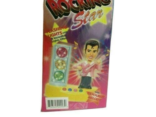 Vintage Musical La Bamba Battery Rocking Star Collector Piggy Bank Flashing