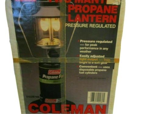 Vintage Coleman Propane Two Mantle Lantern 5152B700