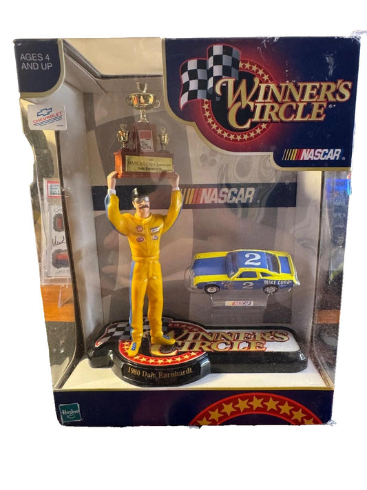1980 DALE EARNHARDT NASCAR CUP CHAMPIONSHIP FIGURE/TROPHY/CAR WINNERS CIRCLE