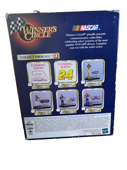 1980 DALE EARNHARDT NASCAR CUP CHAMPIONSHIP FIGURE/TROPHY/CAR WINNERS CIRCLE