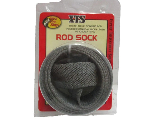 Bass Pro Shop XTS Rod Sock Expert Tournament Series Grey 5'-6"