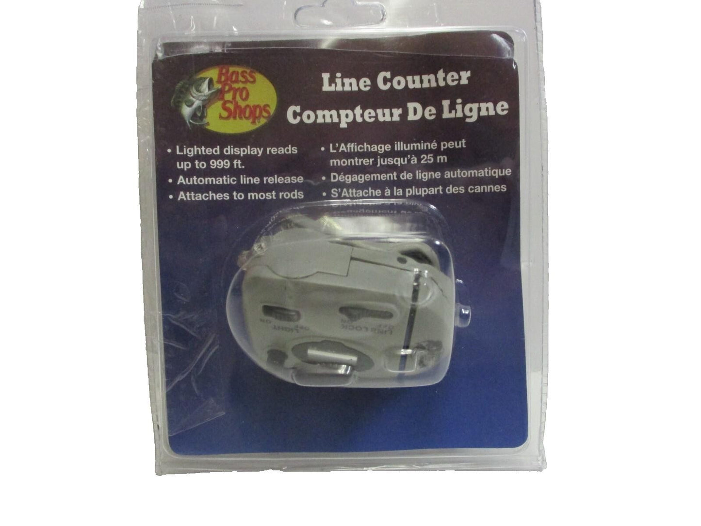 Bass Pro Shops Line Counter With Lighted Display Automatic Line Release 999 feet