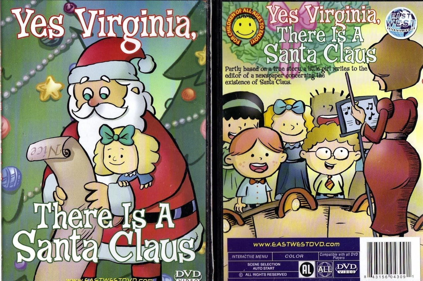 YES VIRGINIA, THERE IS A SANTA CLAUS (ANIMATED)(SLIM CASE)