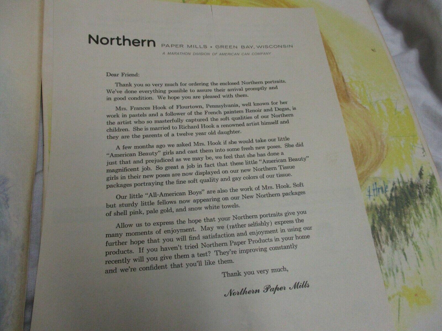 Vintage Frances Hook American Beauty Girls Vintage Picture Portraits