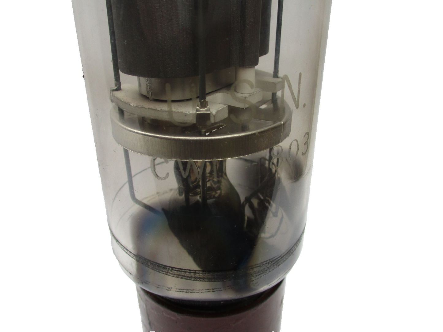 WESTINGHOUSE  803  TUBE f/ HAM RADIO TRANSMITTER - 1942 MILITARY CWL-803