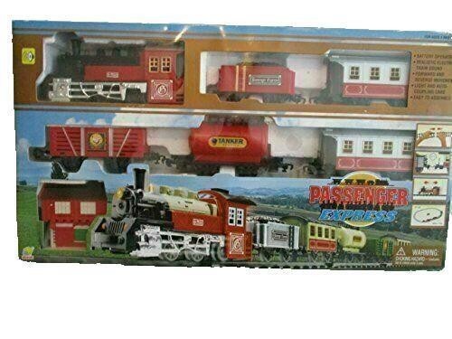 2003 Goldlok Train Set Battery Passenger Express Track Station Locomotive Sound