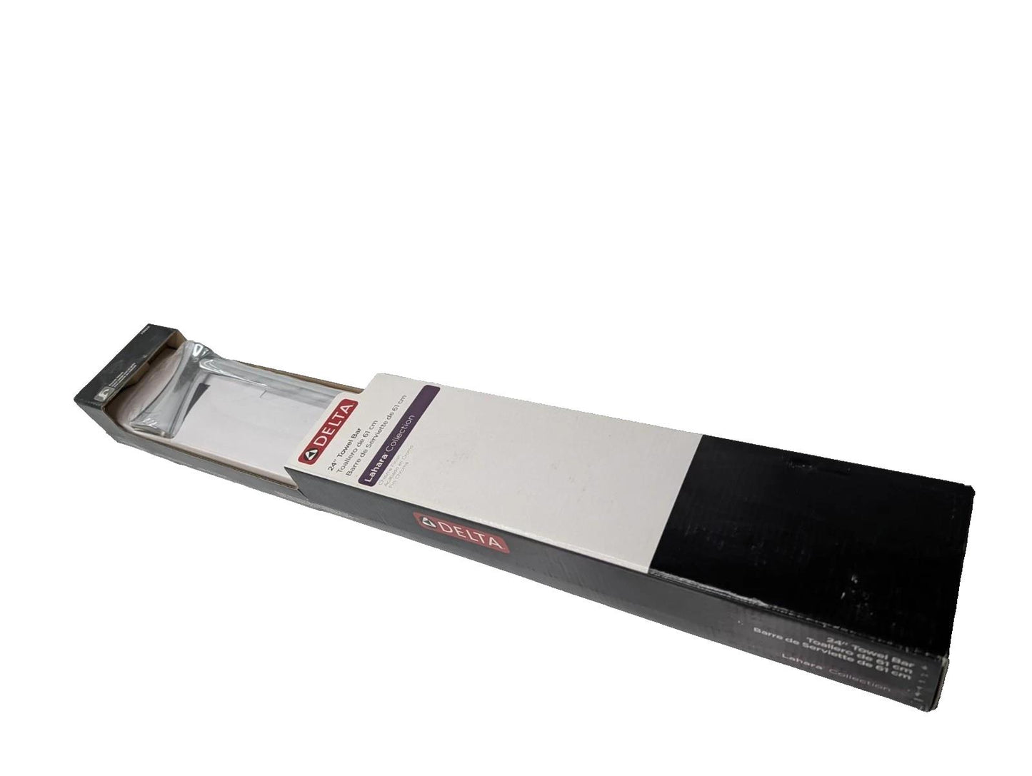 Delta Lahara Collection 24-inch Chrome Hand Bath Towel Bar