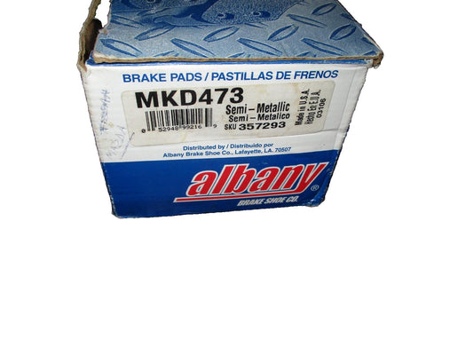 Albany Genuine Brake Pads MKD473 Semi-Metallic