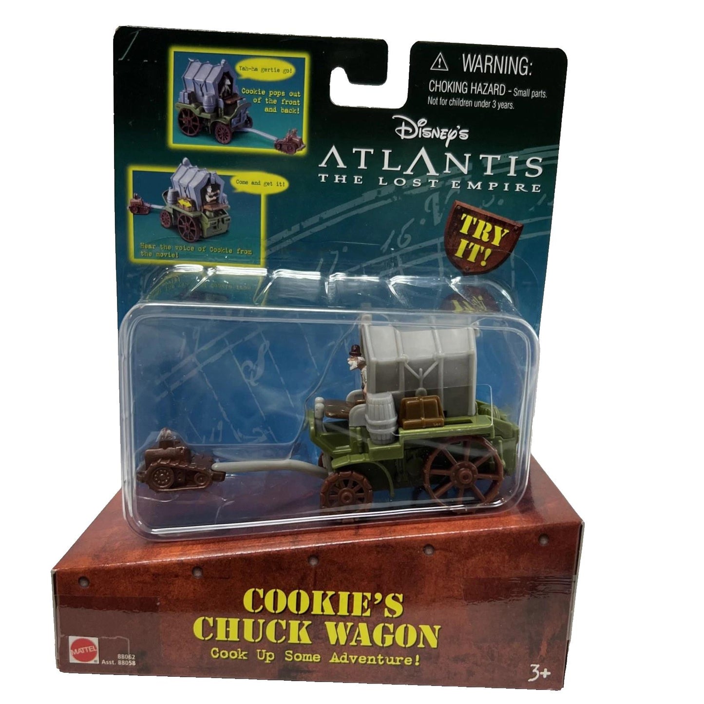 Disney’s Atlantis The Lost Empire Cookie’s Chuck Wagon Mattel