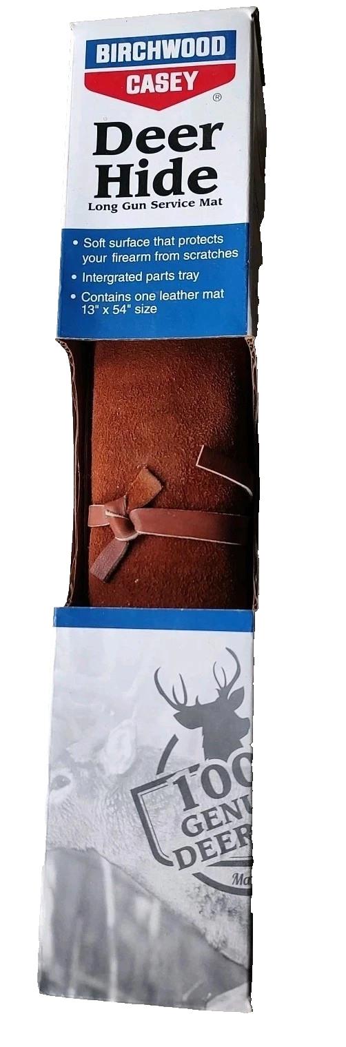 Birchwood Casey Long Gun Cleaning Service Mat 100% Deerskin 13x54 Rifle