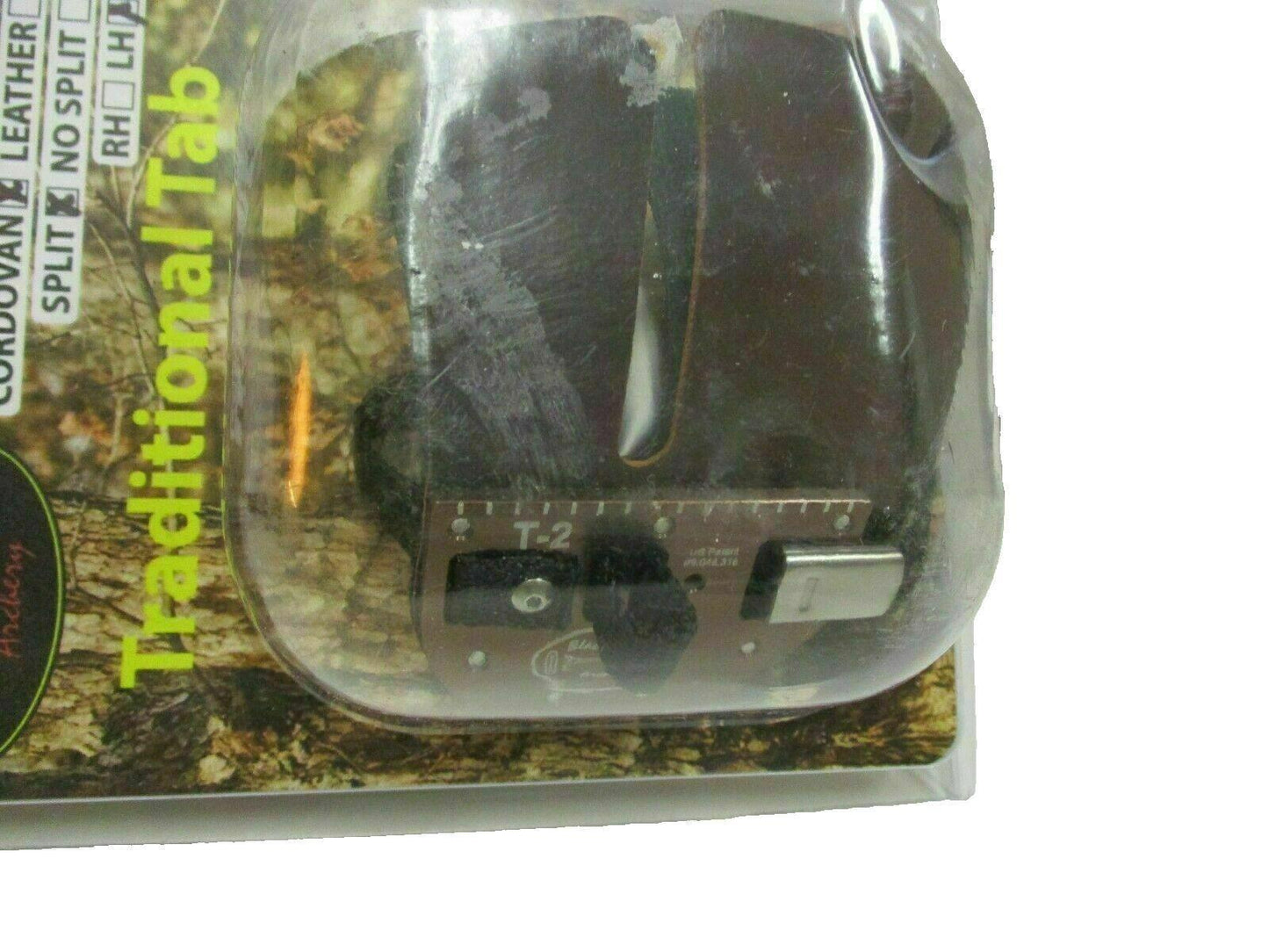 Black Mamba Archery T- 2 Cordovan 2 Finger Tab Release Left Handed Split