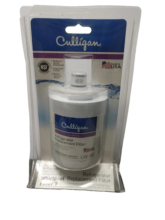Culligan CW-M1 Refrigerator Replacement Water Filter for Whirlpool 7 Maytag