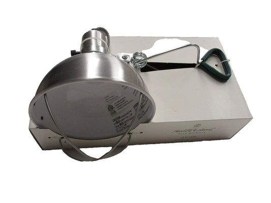 Ed's Variety Store 2018 Galvinized Zinc LED Clip On Bench Lamp