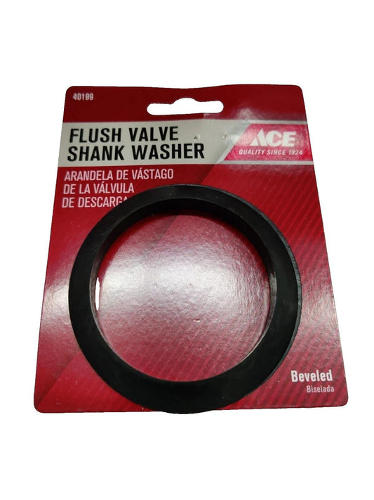 Flush Valve Shank Washer 2-1/4 in. x 3-1/16 in. x 13/32 in. Rubber Beveled 40199