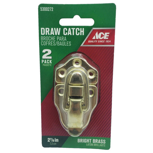 ACE Draw Catch 2 Pack Bright Brass  2-7/8"  #5300272