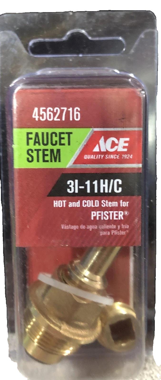 ACE #4562716 Faucet HOT & COLD Stem For Pfister #3I-11H/C