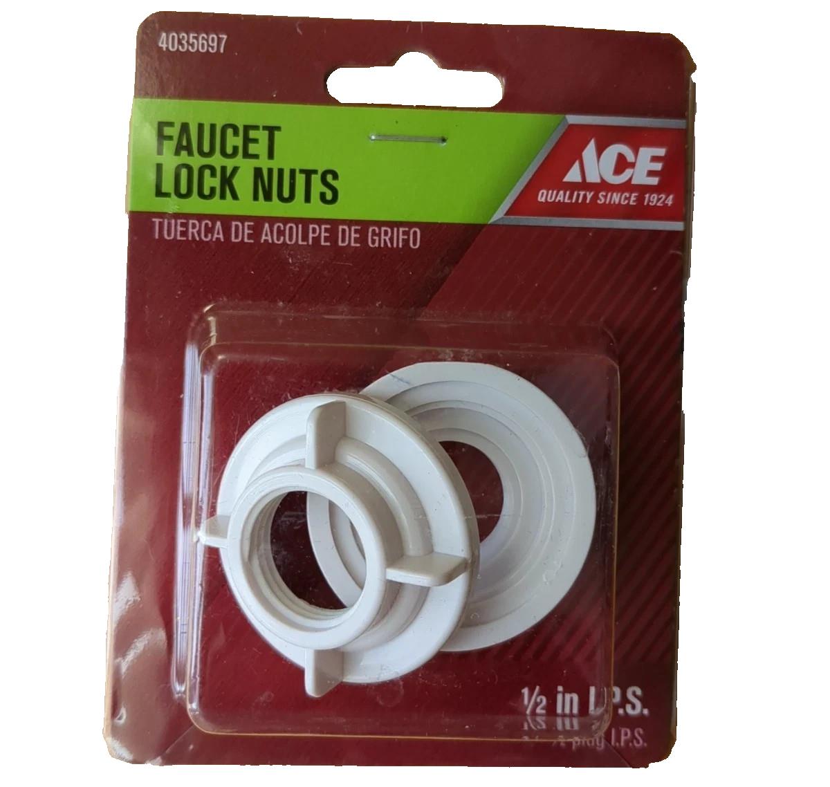 ACE Faucet Lock Nuts 1/2" I.P.S, #4035697
