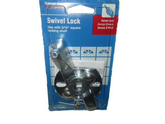 Garage Door Hardware 5/16 In. Sq. Shaft Galvanized Steel Swivel Latch GD-52120