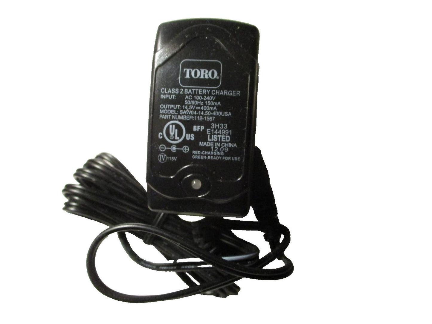 AC Adapter for Toro - SAW04-14.50-400USA - 14.5V - 400mA - Battery Charger