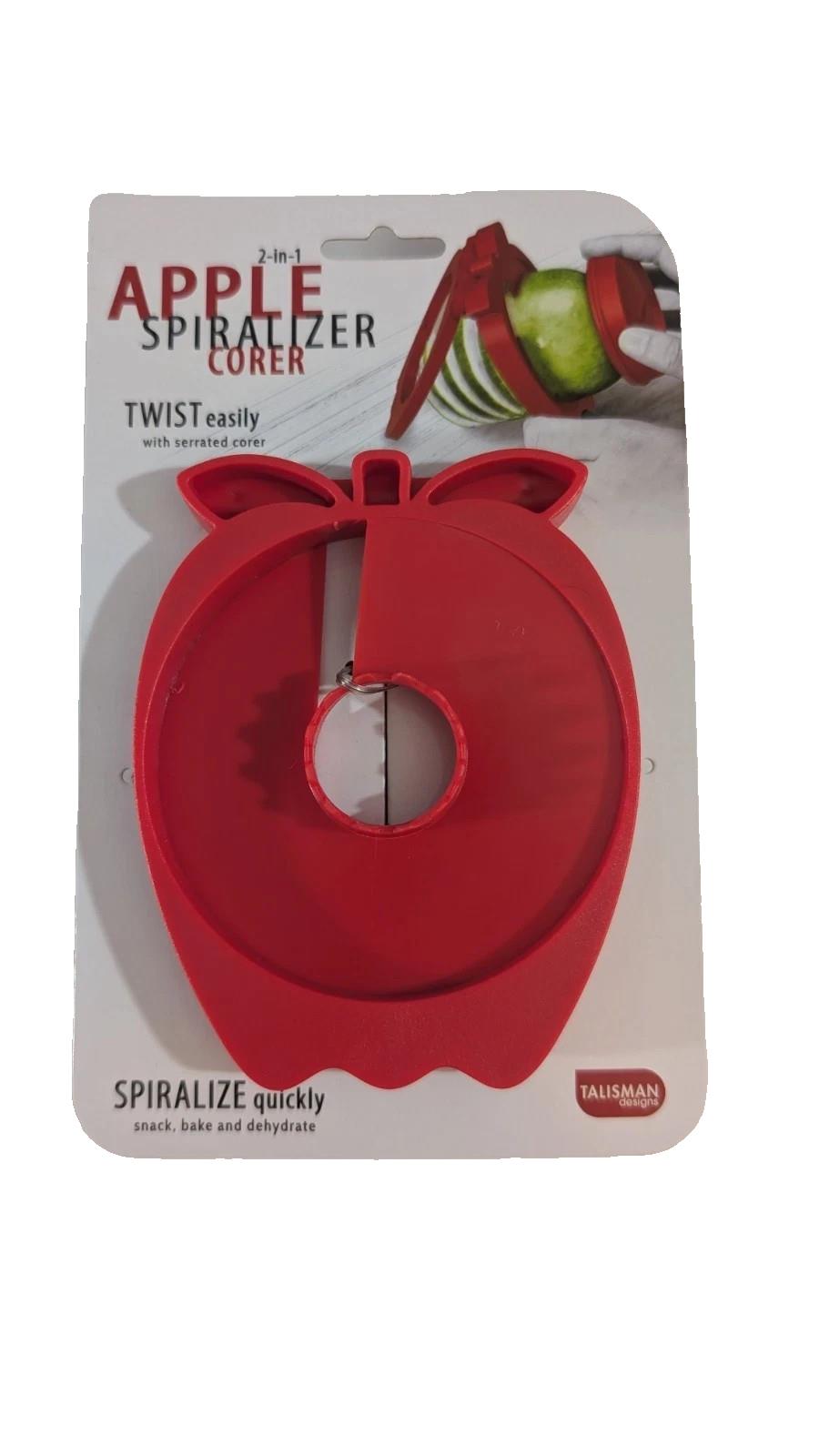 Apple & Pear Spiralizer Corer Red Talisman Designs Item #3130