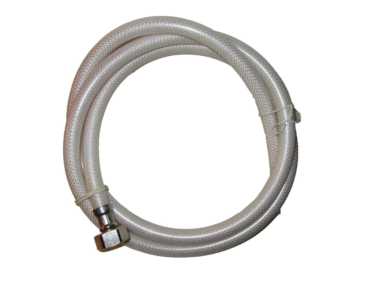 Faucet Supply Line 5ft Long 3/4" x 3/4" Comp. Ends Nylon/Plastic Color White