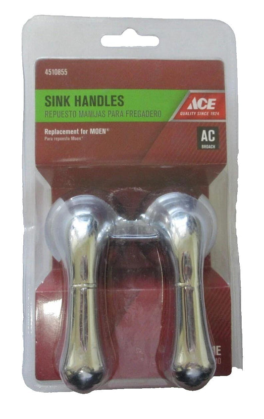 Ace 4510855 Monticello Chrome Bathroom, Tub and Shower Faucet Handles