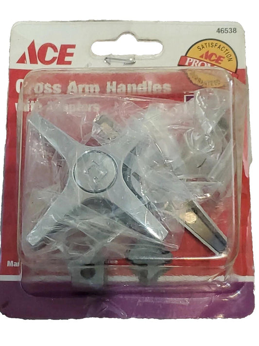 ACE 46538 Cross Arm Handles w/ Adapters in Chrome