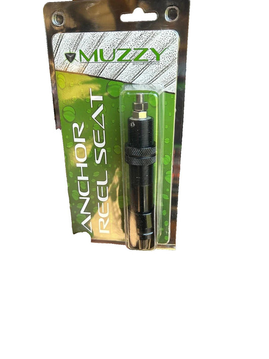 2024 Muzzy Bowfishing Anchor Reel Seat  Black Cajun Zebco Pro Reel Bow Fish