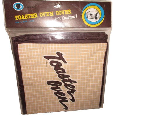 Vintage Cotton Toaster Oven Cover D.M.C. It's Quilted !