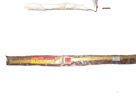 1 1/2 in. x 36 in. Gold Vinyl Door Bottom Seal Insert Weatherstrip Replacement