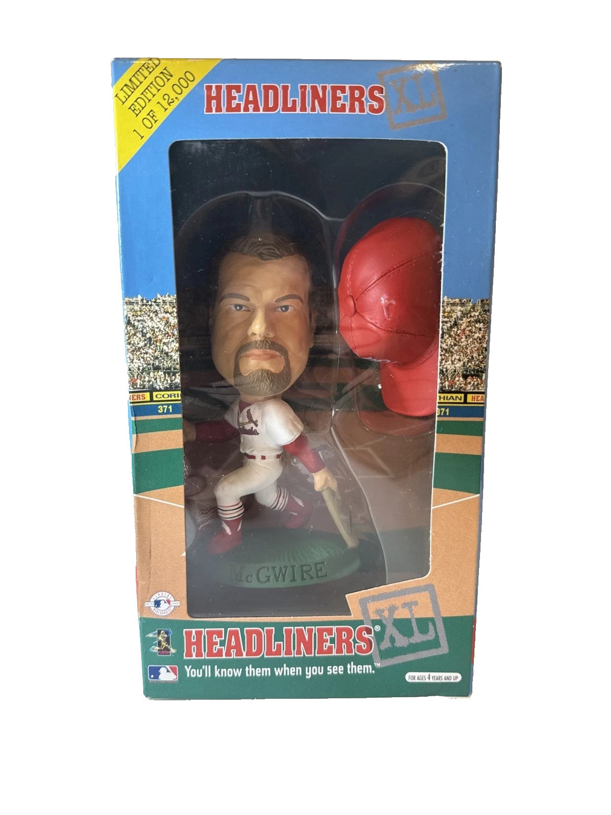 Mark McGwire Headliners Limited Edition 1 of 12,000 Figurine Deadstock W/COA ‘98