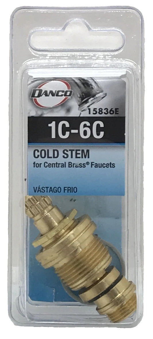 Danco 1C-6C Cold Stem for Central Brass Faucets #15836E